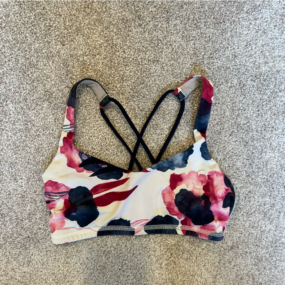 Floral Sports bra